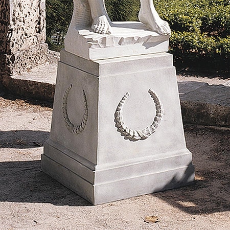 Design Toscano Grande Laurel Sculptural Plinth Base KY3917
